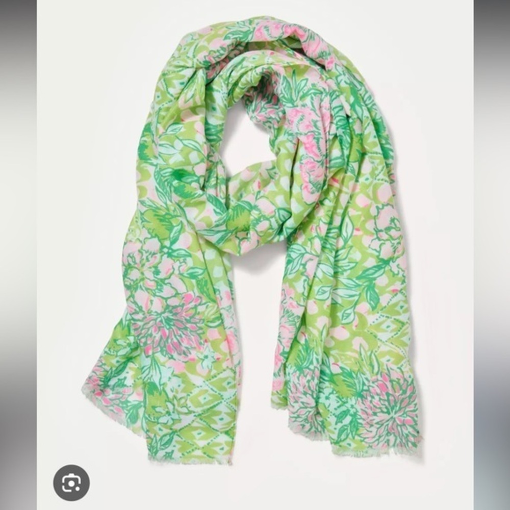 Lilly pulitizer scarf / wrap - silk / cashmere